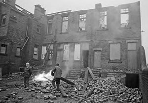 Colliery Offices being demolished